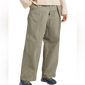 SLVRLAKE Lola Cotton Twill Wide-Leg Pants Size 12